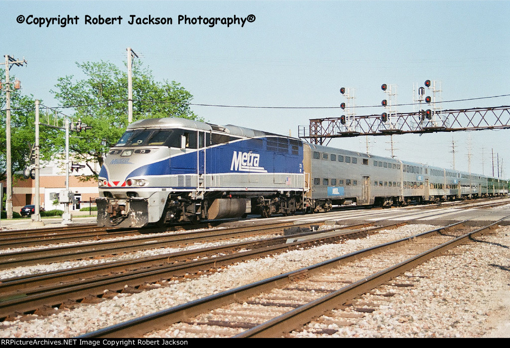 Eastbound Metra